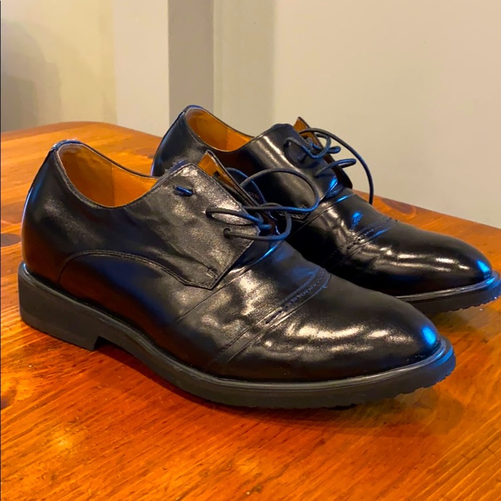Zamaliba Black Men’s leather shoes 👞